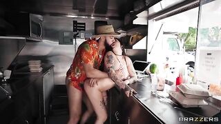 What about a burger? I'm fucking in public!