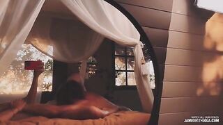 The reflection in the mirror says he's good, and that's what makes it hot