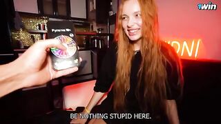 How to make a girl happy? A hot strip game show answers