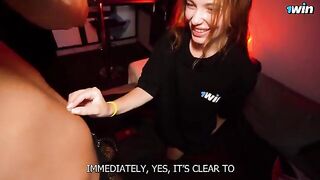 How to make a girl happy? A hot strip game show answers