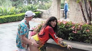 Iranian guy checked out the historic sites and got laid