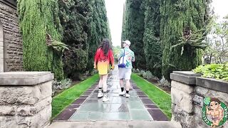 Iranian guy checked out the historic sites and got laid