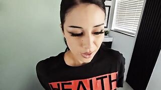 A goth girl felt the power of an impressive cock