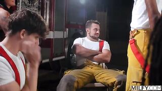 These guys can put out any fire - Group Sex 2025