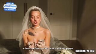 The husband's dream came true - the best cumshot on her