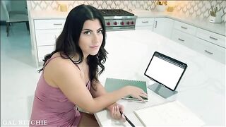 A guy is trying to help his GF with her college assignments
