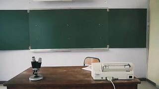 We enjoy going to class with our hot teacher in HD