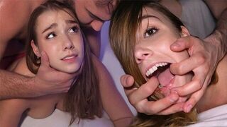The girl should not keep her mouth shut, especially during intense scenes