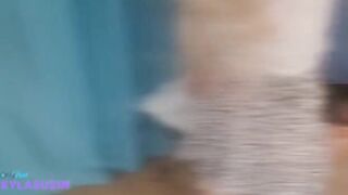 The Turkish girl has sex right on the chair in doggy style