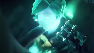 Hot Tracer Overwatch action in SFM animation with sounds - Tracer SFM