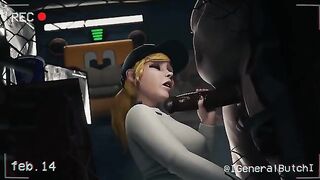 FNAF Security Breach Vanessa gets fucked in office at Freddy Fazbear Mega Pizzaplex