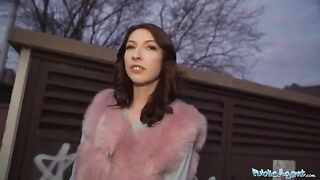 Public Agent Chanel Kiss gets fucked hard in the toilet for cash