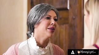 An old spinster Alexis Fawx fucks her beautiful stepdaughter
