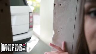 Abella Danger shows her hot savior gratitude with her mouth