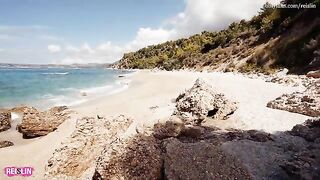 Beach Sex with Amateur Couple on a Nude Beach in Reislin Vacation