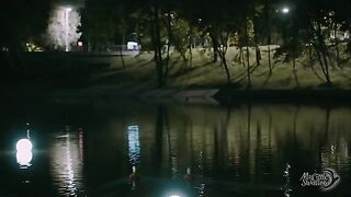 A quickie in the city park, just like many Late Night Tales