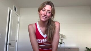 Special support for cheerleaders, a steamy stepbrother fantasy unfolds