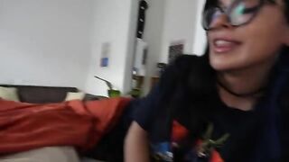 Girl was at a sleepover, and her girlfriend surprised her with a steamy twist