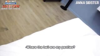 The hot Russian maid came to show something to the guest in a steamy hotel encounter