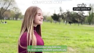 A girl feels weak and her boyfriend fucks her hard in a steamy scene