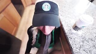 The girl took a big dick in her tight hole