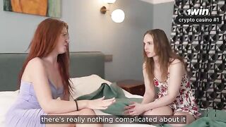 Two girlfriends won't miss a chance to have fun together with a guy