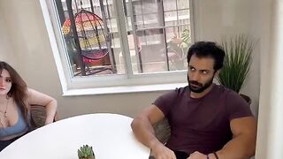 A girl gets a big dick from her step daddy in this steamy scene