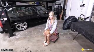 You can pay for the work done by a girl in the workshop with her pussy