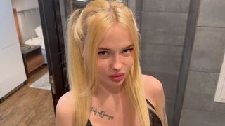 A hot blondie with a perfect body is always ready for sex