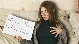 Hypnosis with boobs, learning rules has never been so easy - a seductive tutor scene