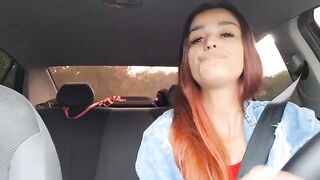 The hot girl agreed to have sex for a free Uber ride