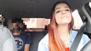 The hot girl agreed to have sex for a free Uber ride