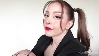 Babe fucked hard in her panties, until she screamed with pleasure