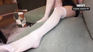 She was told to undress, but she didn’t want to wait and started with him