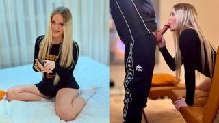 A beautiful girl agreed to sex for a small bet