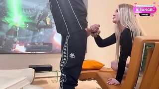 A beautiful girl agreed to sex for a small bet