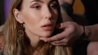 A girl with a beautiful body is being trained as a sex slave in this video