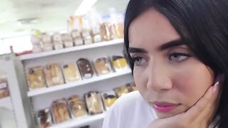 A girl is ready to have sex in any situation, showcasing her bold and adventurous side