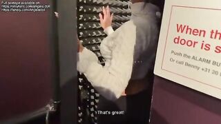 Angela Doll gets banged by stranger wearing fur coat