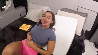 A girl was fucked in her pussy by her stepfather - a classic scene