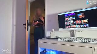 She tried to imitate the movements of a certain someone in an intense scene