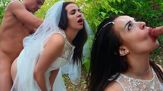 A wedding day surprise for the bride from her new husband