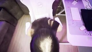 A cute 18-year-old girl got fucked at home for pay in this exclusive POV video