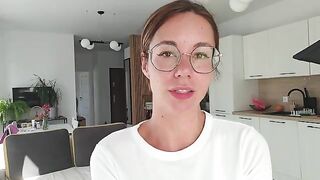 A girl with a tattoo has discharge on her underwear - exclusive video