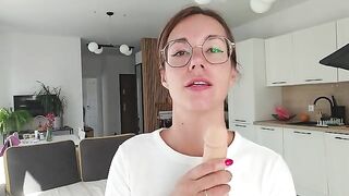 A girl with a tattoo has discharge on her underwear - exclusive video