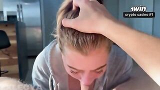 A cute 18-year-old girl has sex with her stepbrother in a steamy scene