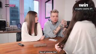 A girl was secretly fucked in front of her boyfriend by her friend