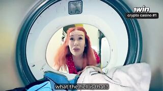 A guy got stuck in the washing machine and had sex with a step mom
