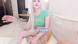 A very nice interview with a busty Latina, full of passion