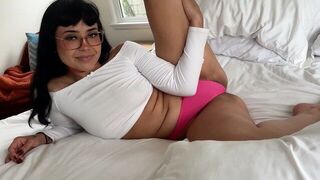 A hot teenage girl gets naked for her step daddy in a steamy scene